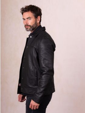 Endmoor Leather Jacket in Black