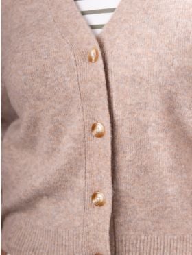 Juniper Wool Blend Cardigan in Oatmeal