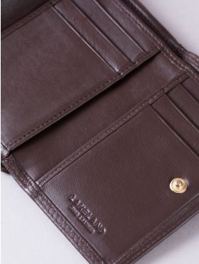 Small Leather Purse in Brown