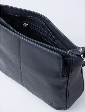 Ambleside Leather Cross Body Bag in Navy | Lakeland Leather