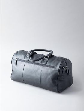 Discoverer Medium Leather Holdall in Black