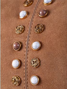 Buttermere Suede Hobo Bag in Tan