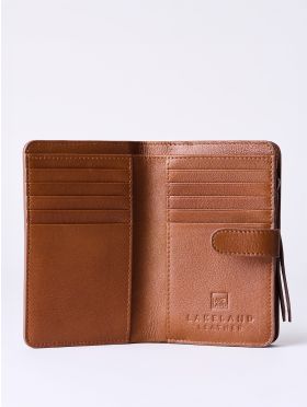 Newby Small Leather Purse In Tan