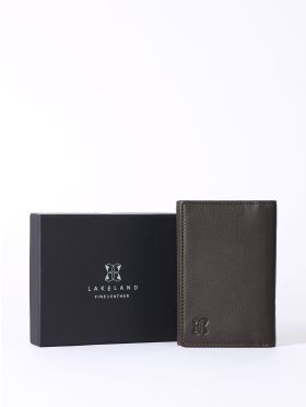 Bowston Tri-Fold Leather Wallet in Brown