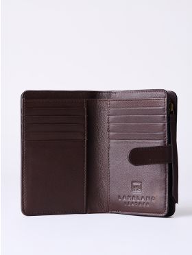 Newby Small Leather Purse in Chocolate