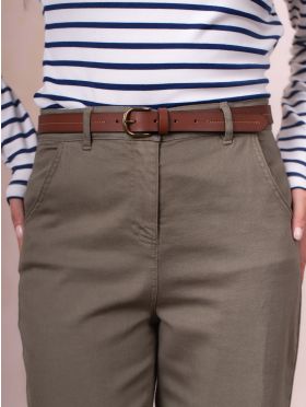 Kendal Leather Belt in Tan