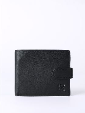 Burneside Leather Wallet in Black