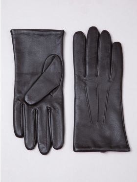 Becky II Leather Gloves in Chocolate Brown