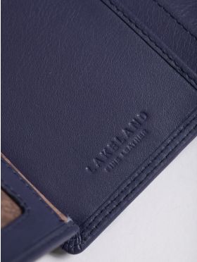 Small Leather Tab Purse in Purple