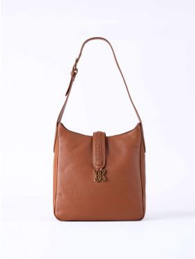 Dalston Leather Hobo Bag in Tan
