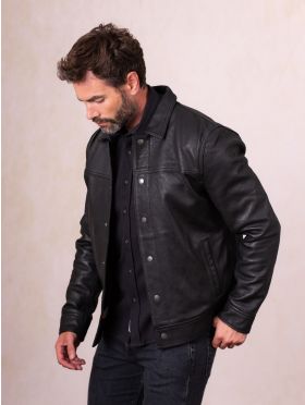 Endmoor Leather Jacket in Black