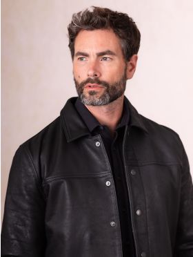 Endmoor Leather Jacket in Black