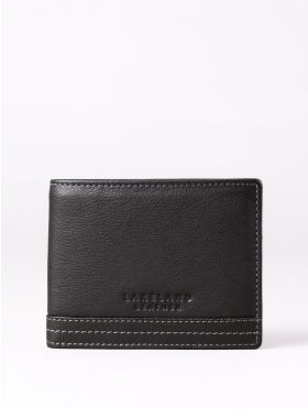 Explorer Leather Wallet in Black
