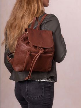 Harstone Leather Backpack in Tan