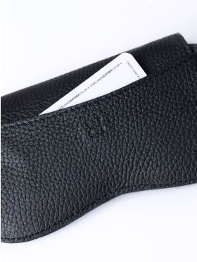 Tarraby Leather Glasses Case in Black