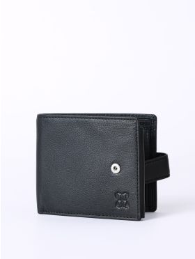 Burneside Leather Wallet in Black