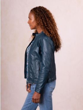 Threlkeld Leather Jacket in Balsalm