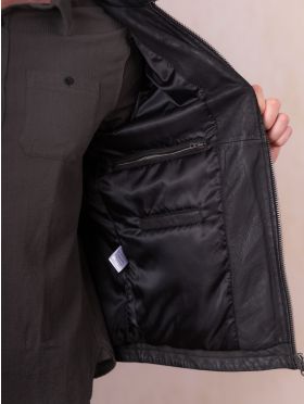 Lakeland Leather Harker Leather Jacket in Black Lakeland Leather