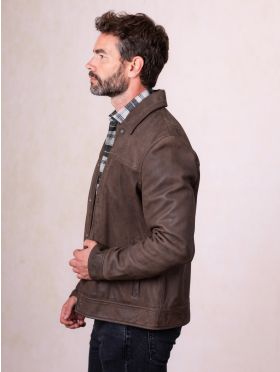 Endmoor Leather Jacket in Pinecone Brown | Lakeland Leather