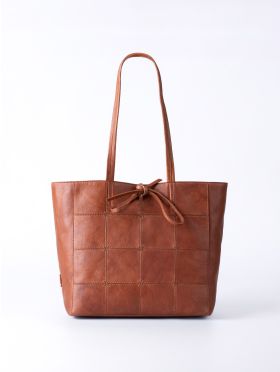 Patterdale Leather Tote Bag in Brown
