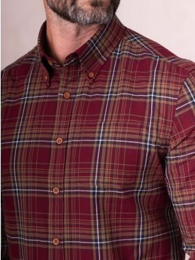 Ambleside Cotton Shirt in Orange