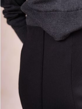 Marley Wide Leg Trousers in Black
