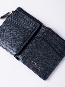 Newton Leather Purse in Black