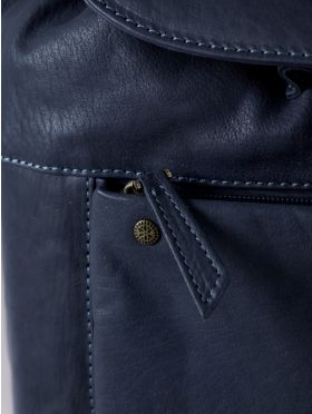 Harstone Leather Backpack in Blue