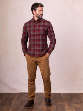 Ambleside Cotton Shirt in Orange