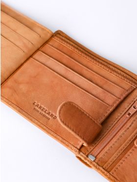 Burneside Leather Wallet in Cognac