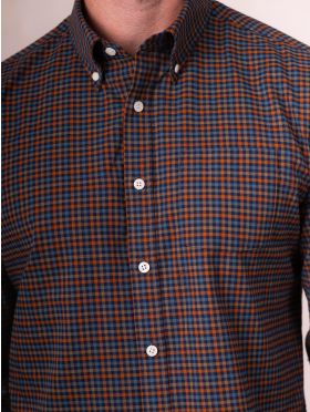 Ambleside Cotton Shirt in Orange