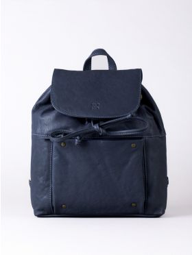 Harstone Leather Backpack in Blue