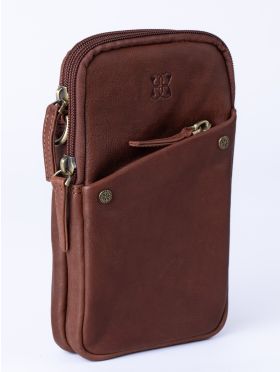 Harstone Leather Travel Bag in Tan