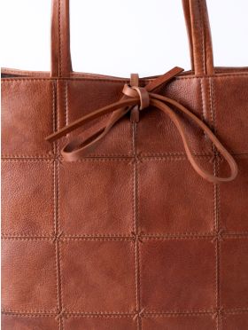 Patterdale Leather Tote Bag in Brown