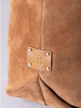 Buttermere Suede Hobo Bag in Tan
