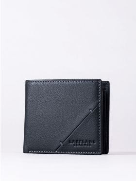 Allerdale Leather Bi-Fold Wallet in Black