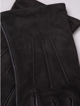 Hesket Suede Gloves in Chocolate Brown