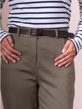 Kendal Leather Belt in Brown