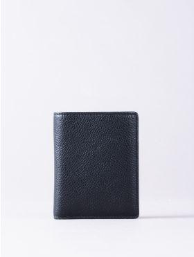Newton Leather Purse in Black