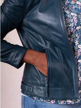 Threlkeld Leather Jacket in Balsalm