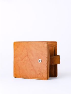 Burneside Leather Wallet in Cognac