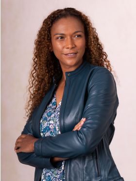 Threlkeld Leather Jacket in Balsalm