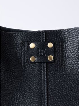 Tarraby Leather Tote Bag in Black