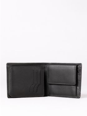 Explorer Leather Wallet in Black