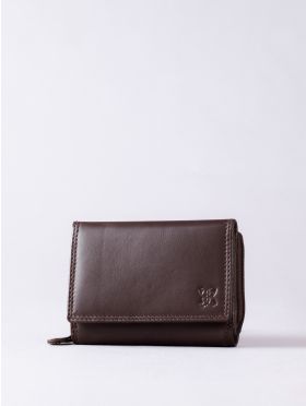Small Leather Purse in Brown