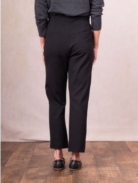 Marley Wide Leg Trousers in Black