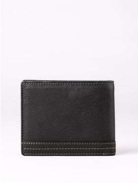 Explorer Leather Wallet in Black