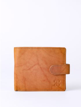 Burneside Leather Wallet in Cognac