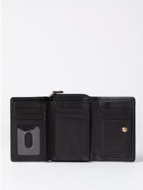 Small Leather Purse in Black