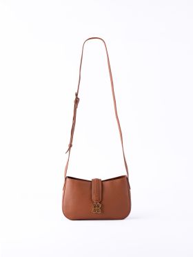 Dalston Leather Cross Body Bag in Tan